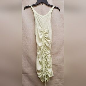 Derek Heart Sleeveless Ruched Ribbed Size L Casual Dress.